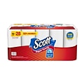 Scott Choose-A-Sheet Kitchen Roll Paper Towel, 1-Ply, 102 Sheets/Roll, 15 Rolls/Pack (36371/55417)