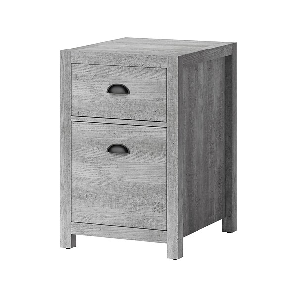 Whalen Fallbrook 2-Drawer Vertical File Cabinet, Letter/Legal, Smoked Ash, 20 (SPUS-FBSF-GM)