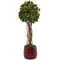 Nearly Natural 2.5’ English Ivy Tree in Red Planter UV Resistant (5830)