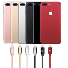 Apple Certified Durable Lightning Cable for iPhone, iPad, 4ft Red (LGHTMFI4FT-RED)