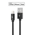 Apple Certified Durable Lightning Cable for iPhone/iPad, 6-ft, Black (LGHTMFI6FT-BLK)