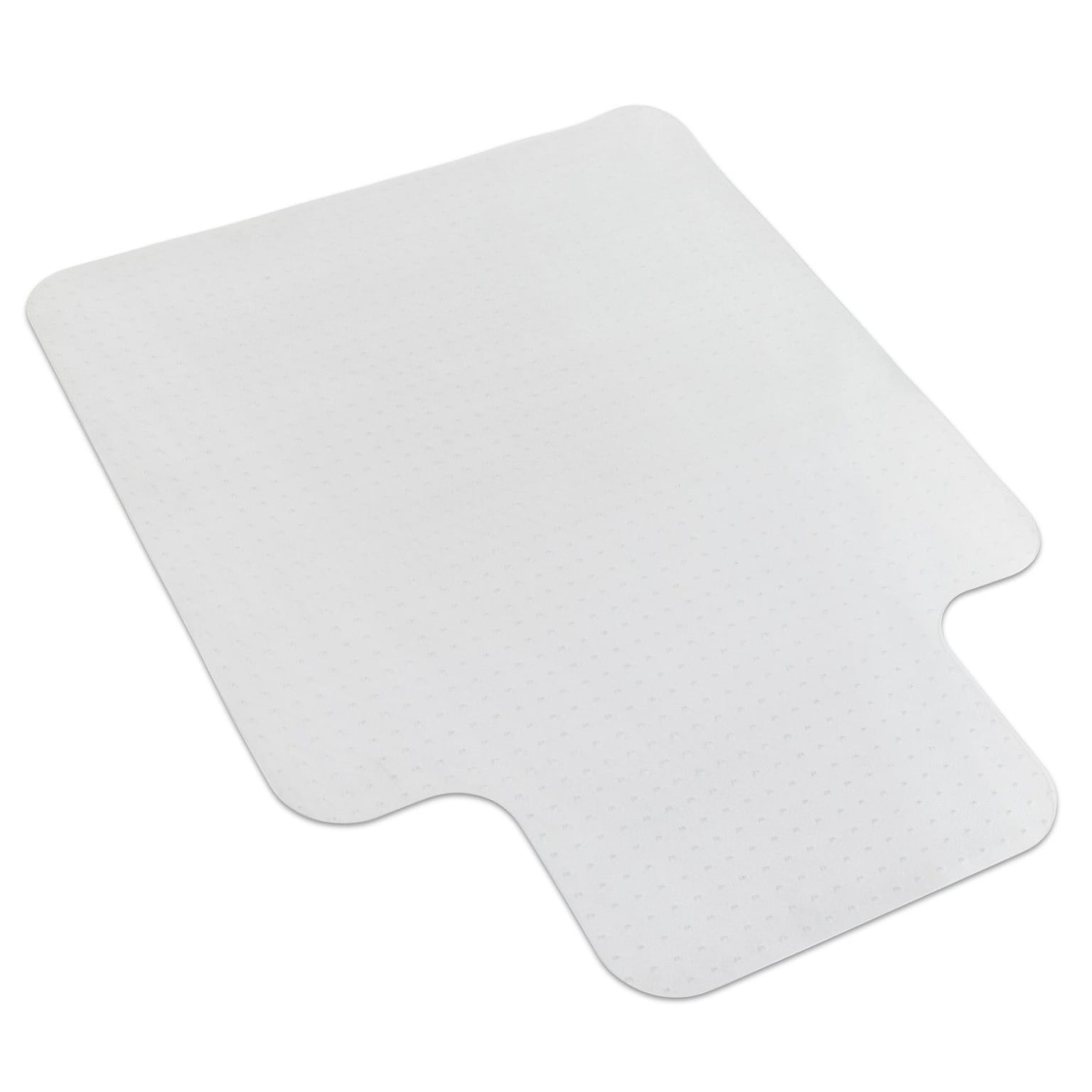 Mount-It! Carpet Chair Mat with Lip, 35.5 x 47, Clear Vinyl (MI-7817)