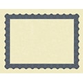 Great Papers Certificates, 8.5 x 11, Beige and Matte Blue, 25/Pack (934425)