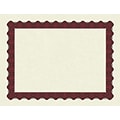 Great Papers Certificates, 8.5 x 11, Beige and Mattec Red, 25/Pack (934125)