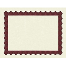 Great Papers Certificates, 8.5 x 11, Beige and Mattec Red, 25/Pack (934125)