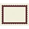 Great Papers Certificates, 8.5 x 11, Beige and Mattec Red, 25/Pack (934125)