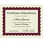 Great Papers® Parchment Certificates with Metallic Red Border, 25/Pack
