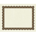 Great Papers Matte Certificates, 8.5 x 11, Beige/Gold, 100/Pack (934000)