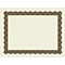 Great Papers Matte Certificates, 8.5 x 11, Beige/Gold, 100/Pack (934000)