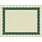 Great Papers Metallic Certificates, 8.5 x 11, Beige/Green, 100/Pack (934200)