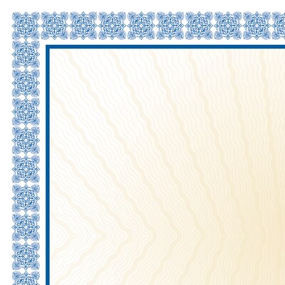 Great Papers Certificates, 8.5 x 11, Westminster Blue, 100/Pack (961032)