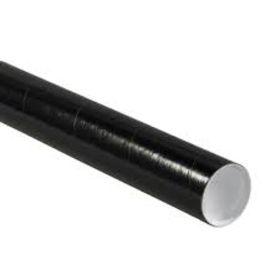 12 x 3 Mailing Tubes, Black, 24/Pack (P3012BL)