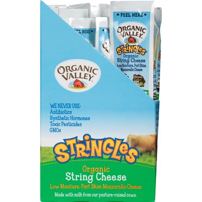 Organic Valley Mozzarella String Cheese, 24/Each (307-00328)