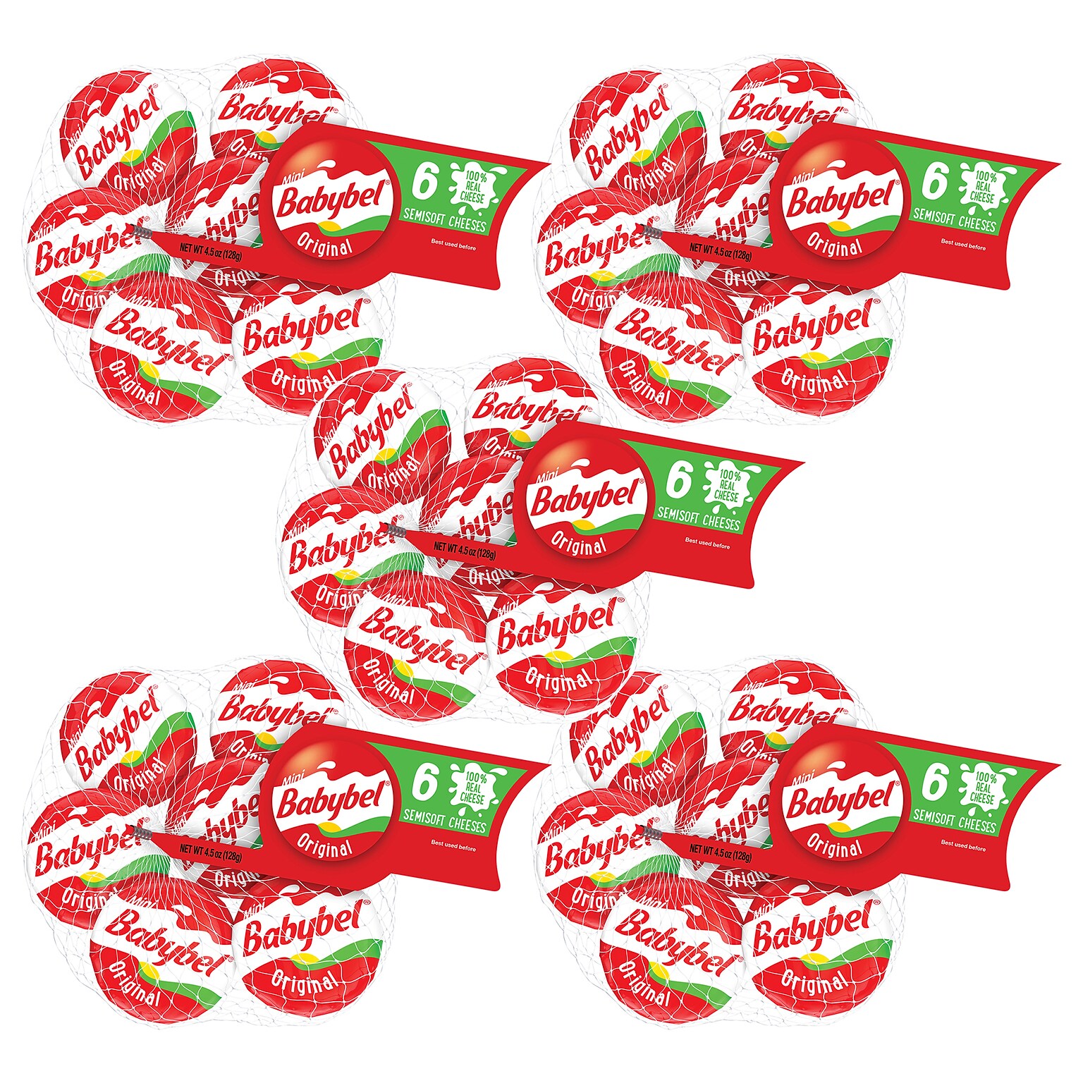 Babybel Mini Cheese, 5/Pack (600-00232)