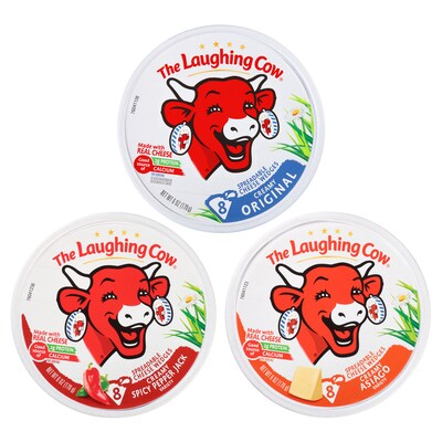 The Laughing Cow Cheese, Variety, 3/Pack (600-00238)