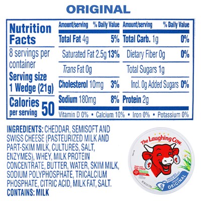 The Laughing Cow Cheese, Variety, 3/Pack (600-00238)