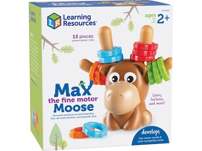 Learning Resources Max the Fine Motor Moose, Multicolor (LER 9092)