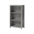 Whalen Fallbrook 3-Shelf 48H Bookcase, Smoked Ash/Rustic Warm Gray (SPUS-FBBK-GM)