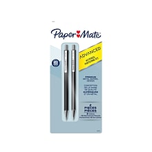 Paper Mate Advanced Mechanical Pencil, 0.5mm, #2 Medium Lead, 2/Pack (2128211)