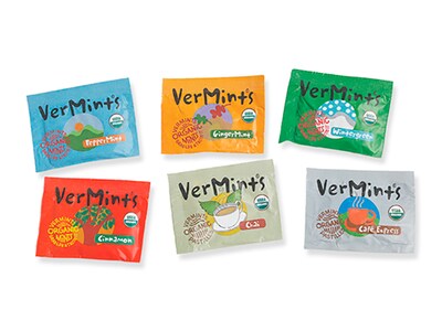 VerMints Mints, Assorted Flavors, 120 Pieces/Pack, 120/Box (VNT00991)