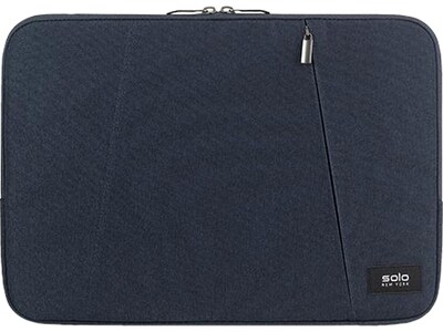 Solo New York Oswald Polyester Laptop Sleeve for 13.3" Laptops, Navy (SLV1613-5)
