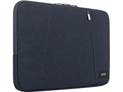 Solo New York Oswald Polyester Laptop Sleeve for 13.3 Laptops, Navy (SLV1613-5)