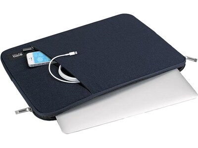 Solo New York Oswald Polyester Laptop Sleeve for 13.3" Laptops, Navy (SLV1613-5)