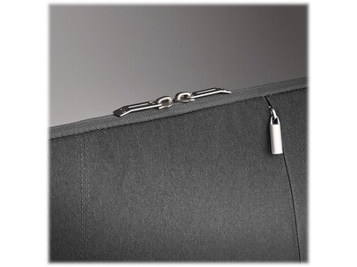 Solo New York Oswald Polyester Laptop Sleeve for 13.3" Laptops, Gray (SLV1613-10)