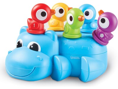 Learning Resources Huey The Fine Motor Hippo, Assorted Colors (LER9108)