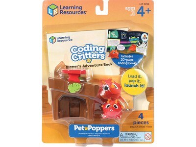 Learning Resources Coding Critters Pet Poppers Ripper the Dino, Multicolor (LER 3096)