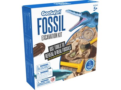 Educational Insights GeoSafari Fossil Excavation Kit, Assorted Colors (5340)