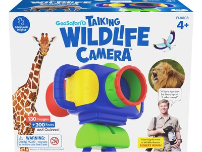 Educational Insights GeoSafari Jr. Talking Camera, Multicolor (8808)