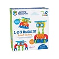 Learning Resources 1-2-3 Build It! Robot Factory, Multicolor (LER 2869)