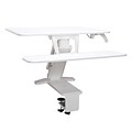 OFM Height Adjustable Sit-to-Stand Small Workstation, White (5200S-WHT)