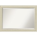 Amanti Art Wall Mirror Extra Large Country White Wash 41W x 29H Frame White (DSW2968493)