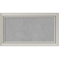 Amanti Art Medium Romano Silver 28W x 16H Framed Magnetic Board (DSW2972405)