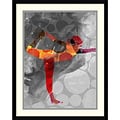 Amanti Art Framed Art Print Yoga Pose II by Sisa Jasper 23W x 29H, Frame Satin Black (DSW3902551)