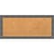 Amanti Art Panel Dixie Grey Rustic 32W x 14H Framed Cork Board (DSW3907412)