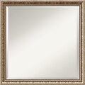 Amanti Art Wall Mirror Square Fluted Champagne 22W x 22H Frame Gold (DSW3907417)