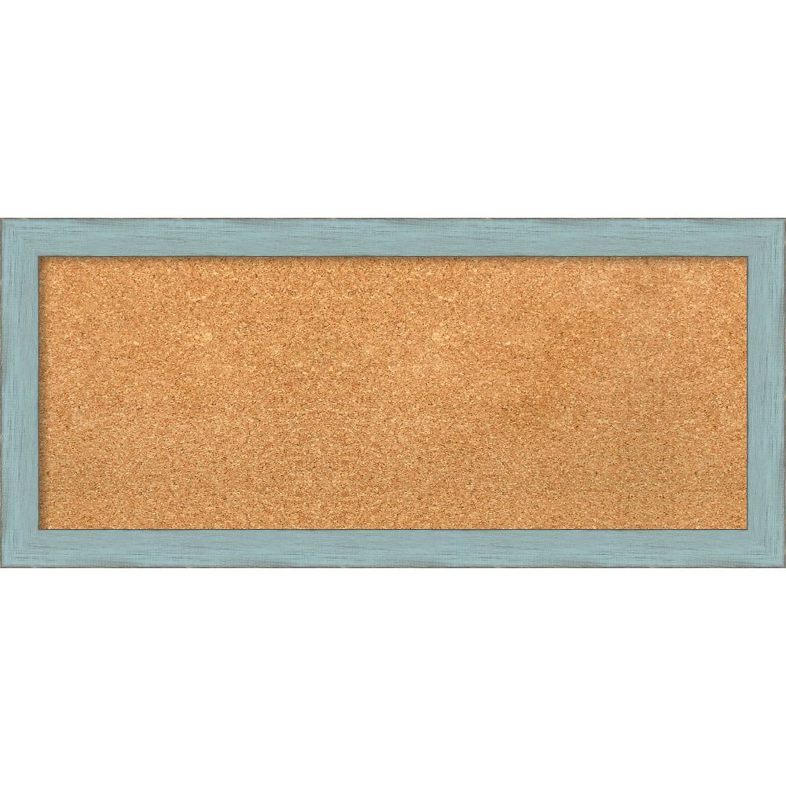 Amanti Art Panel Sky Blue Rustic 33W x 15H Framed Cork Board (DSW3907474)