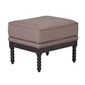 Studio Designs Home Colonnade Spindle Square Ottoman Brown (72019)