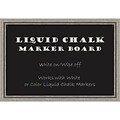 Amanti Art Framed Liquid Chalk Marker Board Extra Large Bel Volto Silver 39W x 27H Frame Silver(DSW3908035