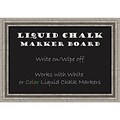 Amanti Art Framed Liquid Chalk Marker Board Medium Bel Volto Silver 27W x 19H Frame Silver (DSW3908038)