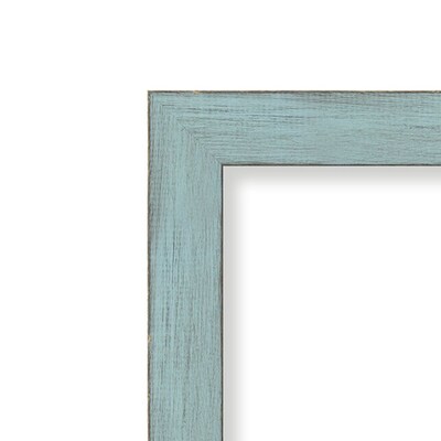 Amanti Art Medium Sky Blue Rustic 27"W x 15"H Framed Magnetic Board (DSW3908061)