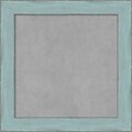 Amanti Art Board Square Sky Blue Rustic 15W x 15H Framed Magnetic Board (DSW3908062)
