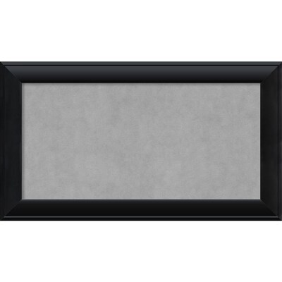 Amanti Art Framed Magnetic Board Medium Nero Black 28W x 16H Frame (DSW3908077)