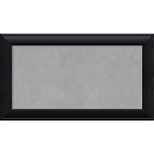 Amanti Art Framed Magnetic Board Medium Nero Black 28W x 16H Frame (DSW3908077)
