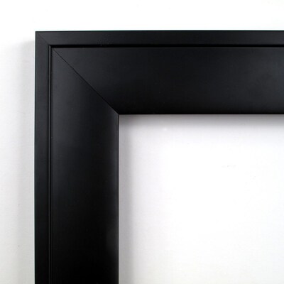 Amanti Art Small Nero Black 22"W x 16"H Framed Cork Board (DSW3908079)