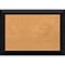 Amanti Art Medium Nero Black 28W x 20H Black Framed Cork Board (DSW3908081)