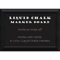 Amanti Art Framed Liquid Chalk Marker Board Medium Nero Black 28W x 20H Frame Black (DSW3908085)